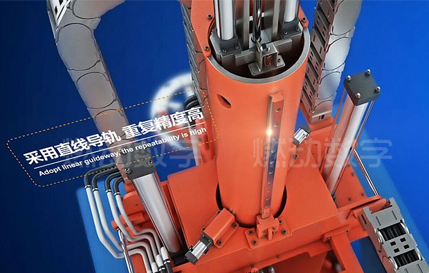 輪胎定型硫化設(shè)備三維演示動(dòng)畫(huà)制作